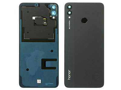 Huawei Honor View 10 Lite Cover Batteria + Vetrino Camera + Lettore Impronta Nero
