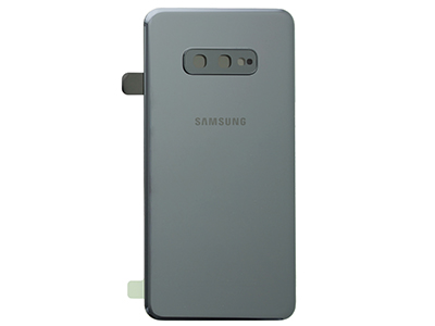 Samsung Galaxy S10E Cover Batteria in vetro + Vetrino Camera Prism Black (ECOSTORE)