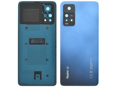 Xiaomi Redmi Note 11 Pro 5G Cover Batteria + Vetrino Camera + Adesivi Atlantic Blue