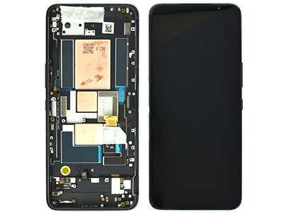 Asus Rog Phone 5 Vers. LCD + Touchscreen + Frame + Tasti Laterali Black (ECOSTORE)