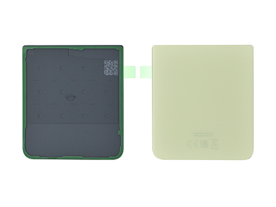 Samsung GALAXY Z FLIP 3 5G Cover Batteria Inferiore + Adesivi Cream (ECOSTORE)