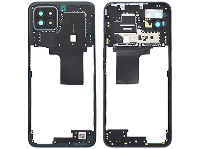 Oppo A73 5G Rear Cover + Antenna NFC + Vetrino Camera + Tasti Laterali Navy Black
