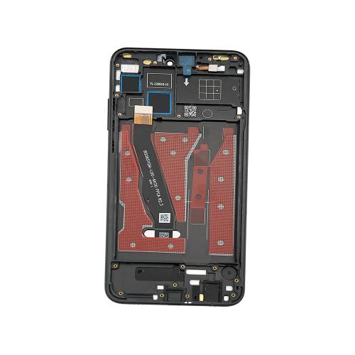 Huawei HONOR 9X Lcd + Touchscreen + Frame + Tasto Volume Blue Originale