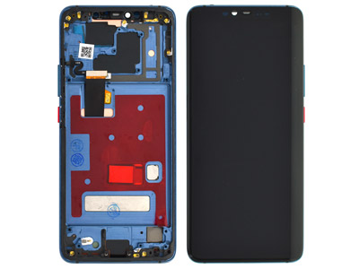 Huawei Mate 20 Pro Lcd + Touch Screen + Frame + Tasti Laterali Twilight