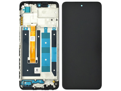 Realme REALME C55 Lcd + Touchscreen + Frame + Switch Tasti Laterali + Vibrazione Rainy Night