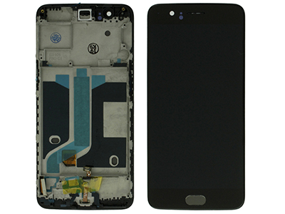 OnePlus ONE PLUS 5 Lcd + Touch screen + Frame Black