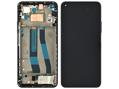 Xiaomi 11 LITE 5G NE Lcd + Touch Screen + Frame + Tasto Volume Truffle Black