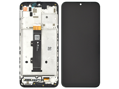 Motorola MOTO G20 Lcd + Touch Screen + Frame + Tasti Laterali Breeze Blue