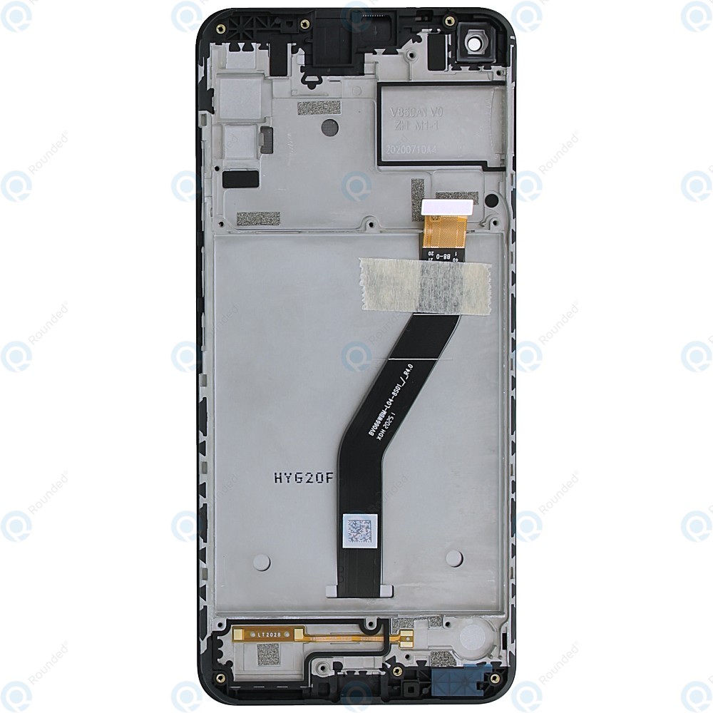 Wiko VIEW 5 Lcd + Touchscreen + Frame Nero