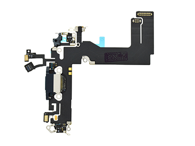 Apple iPhone 13 Mini Flat cable + Connettore Ricarica + Microfono Black No Logo