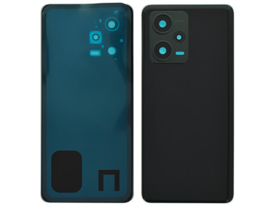 Xiaomi REDMI NOTE 12 PRO PLUS Cover Batteria + Vetrino Camera + Adesivi Midnight Black(ECO STORE)