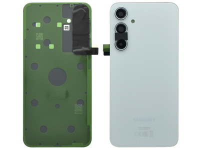 Samsung GALAXY A35 5G Cover Batteria + Vetrino Camera + Adesivi Awesome Ice Blue (ECOSTORE)