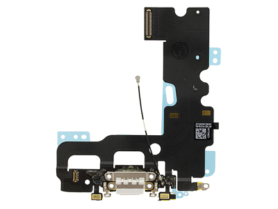 Apple Iphone 7 Flat cable + Connettore Ricarica + Microfono Bianco No logo