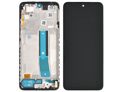 Xiaomi POCO M4 PRO 4G Lcd + Touch Screen + Frame + Switch Tasti Laterali Black