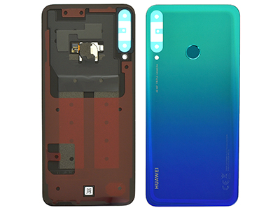Huawei P40 LITE E Cover batteria + Lettore Impronta Aurora Blue ( ECOSTORE)