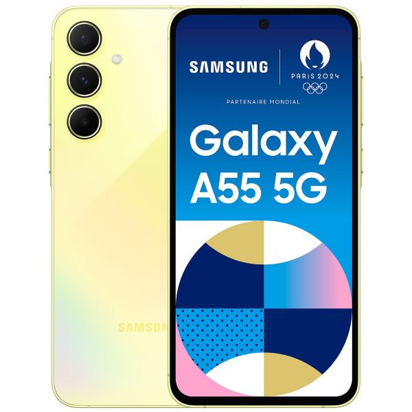 Samsung Galaxy A55 5G (256 GB) Giallo - Grado Estetico: Ottimo - Batteria Standard