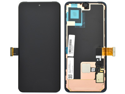 Google PIXEL 8 Lcd + Touch Screen + Lettore Impronta Black