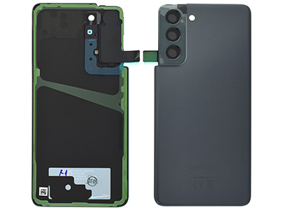 Samsung Galaxy S21 Cover Batteria + Vetrino Camera + Adesivi Phantom Gray