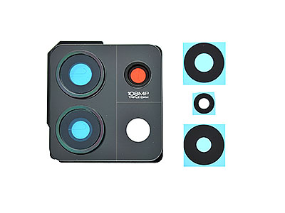 Xiaomi REDMI NOTE 13 5G Cover Camera + Vetrino + Adesivi Graphite black