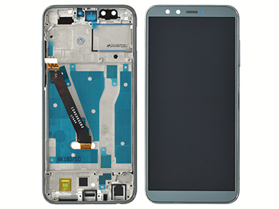 Huawei Honor 9 Lite Lcd + Touchscreen + Frame + Tasti Laterali Grey
