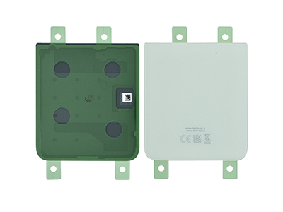 Samsung GALAXY Z FLIP 4 Cover Batteria Inferiore + Adesivi White