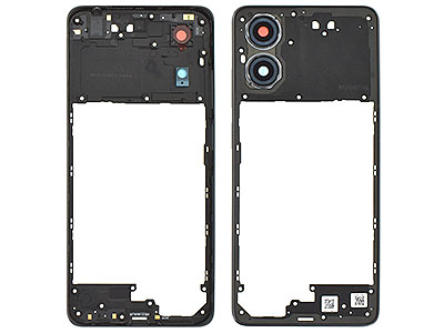 Motorola MOTO E14 4G Rear Cover + Vetrino Camera Graphite Gray ( ECOSTORE)