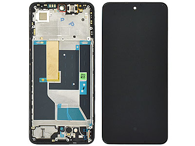 Realme 14T Lcd + Touch Screen + Frame + Swich Tasti Laterali Black-originale (ECOSTORE)
