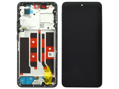 Oppo RENO 11F Lcd + Touch Screen + Frame + Tasti laterali Palm Green (ECOSTORE)