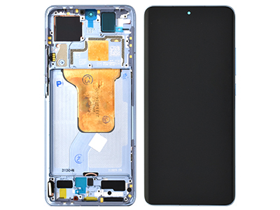 Xiaomi 12 Lcd + Touch screen + Frame + Tasti Laterali Blue