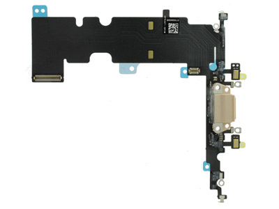 Apple Iphone 8 Plus Flat cable + Connettore Ricarica + Microfono Oro No Logo (ECOSTORE)