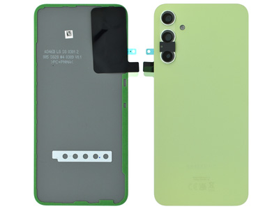 Samsung Galaxy A34 5g Cover Batteria + Cover Camera completo + Adesivi Awesome Lime (ECOSTORE)