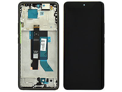 Xiaomi REDMI NOTE 14 PRO 5G Lcd + Touch Screen + Frame + Tasti Laterali Midnight Black