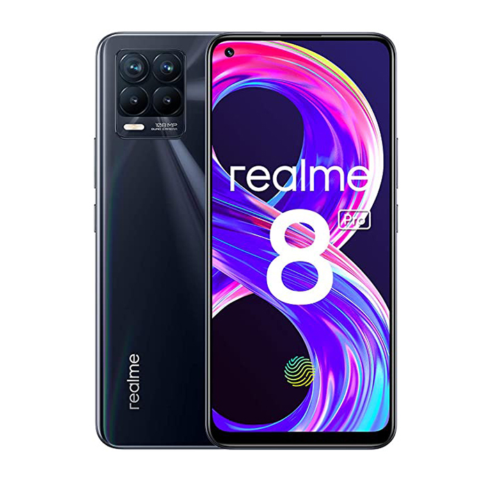 Realme 8 Pro (128 GB) Nero - Grado Estetico: Buono - Batteria Standard