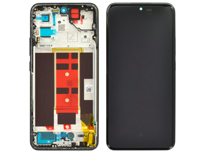 Oppo RENO 12 PRO 5G Lcd + Touch Screen + Frame + Tasti laterali Nebula Black
