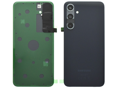 Samsung Galaxy A55 5g Cover Batteria + Vetrino Camera + Adesivi Awesome Navy