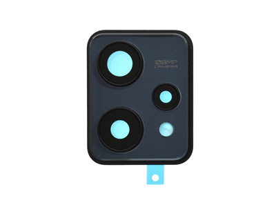 Realme REALME 9 Cover Camera + Vetrino Camera + Adesivo Meteor Black (ECOSTORE)