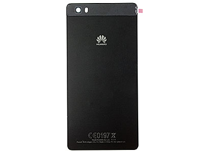 Huawei P8 Lite Cover batteria + Vetrino Camera Nero ( ECOSTORE)