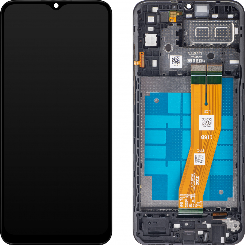 Samsung GALAXY A04E LCD + Touchscreen + Frame Nero (ECOSTORE)