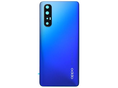 Oppo FIND X2 NEO Cover Batteria + Vetrino Camera + Adesivi Starry Blue