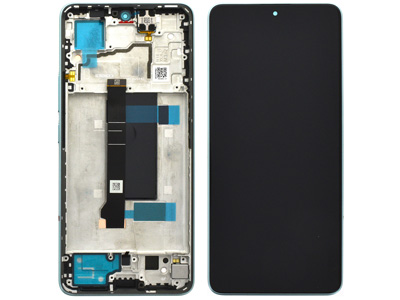 Xiaomi REDMI NOTE 13 PRO 5G Lcd + Touch screen + Frame + Tasti Laterali + Altoparlante Ocean Teal