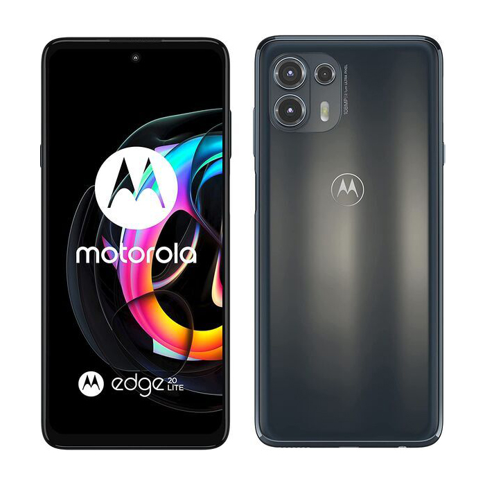 Motorola Edge 20 Lite (128 GB) Nero - Grado Estetico: Buono - Batteria Standard
