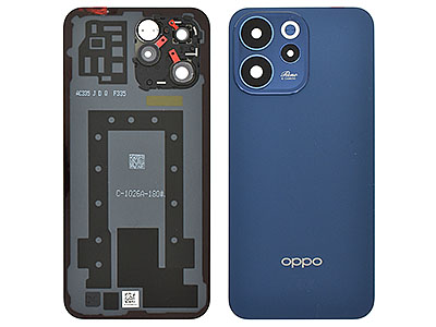 Oppo RENO 15F 5G Cover Batteria + Vetrino Camera + Adesivi Aurora Blue (ECOSTORE)