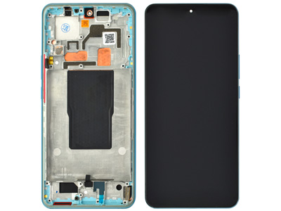 Xiaomi 12 T LCD + Touchscreen + Frame + Tasti Laterali Blue (ECOSTORE)