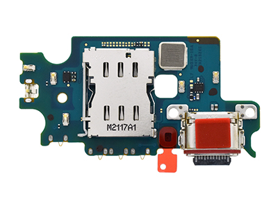 Samsung GALAXY S22 PLUS Sub Board + Plug In + Microfono + Lettore Sim (ECOSTORE)