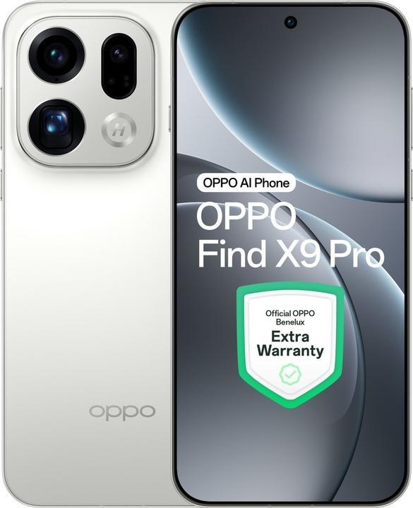 Oppo Find X9 Pro (512 GB) Bianco Seta - Grado Estetico: Ottimo - Batteria Standard