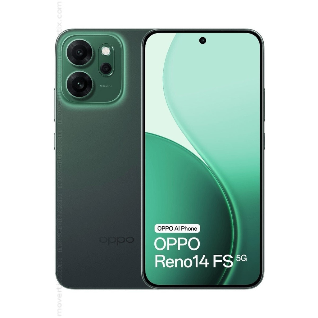 Oppo Reno 14 FS (512 GB) Verde - Grado Estetico: Buono - Batteria Standard