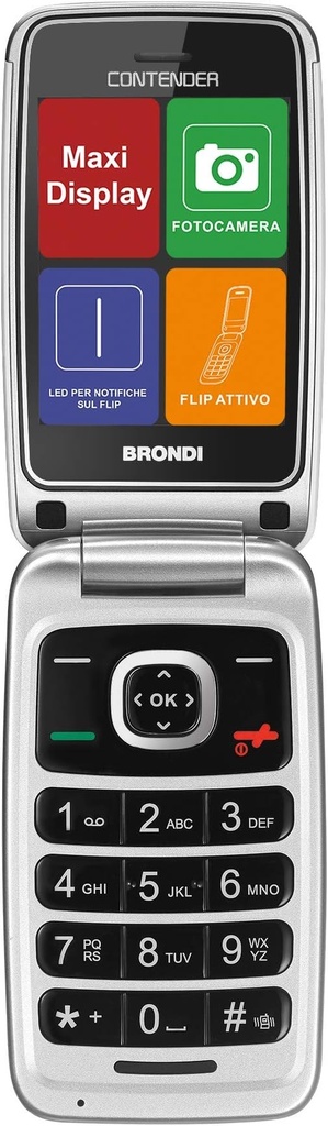 Brondi Contender (32 MB) Bianco - Grado Estetico: Ottimo - Batteria Standard