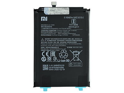[XRN9SBTO] Xiaomi Redmi Note 9S BATTERIA ORIGINALE (ECOSTORE)