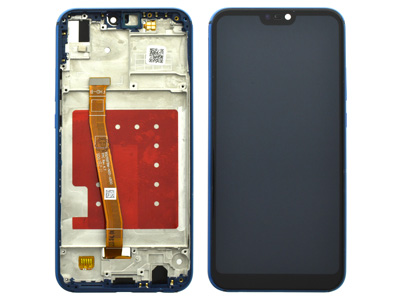 [HWP20LDSCKB] Huawei P20 Lite LCD + Touch Screen + Frame + Tasti Laterali Klein Blue