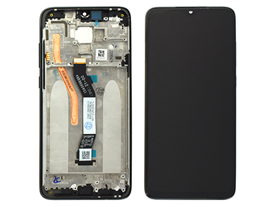 [XRN8PDSCN] Xiaomi Redmi Note 8 Pro Service Pack LCD + Touch screen + Frame + Tasti Laterali Nero